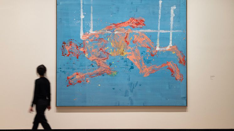 Georg Baselitz Med begge bena først/Feet First