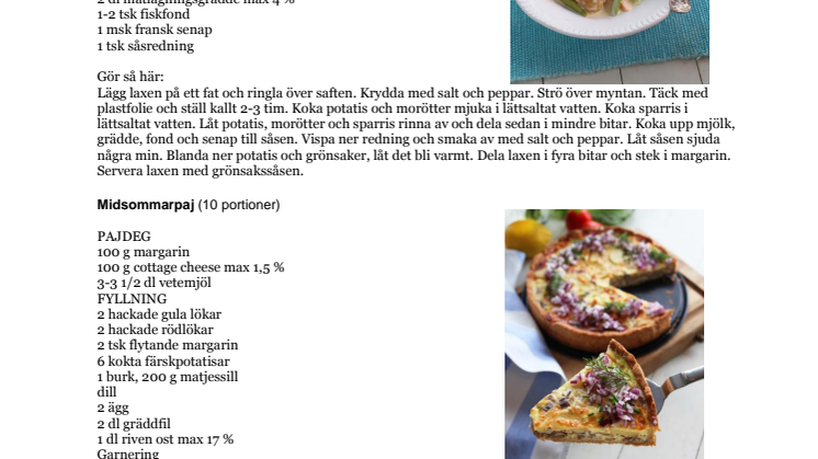 Midsommar - en matutmaning för många