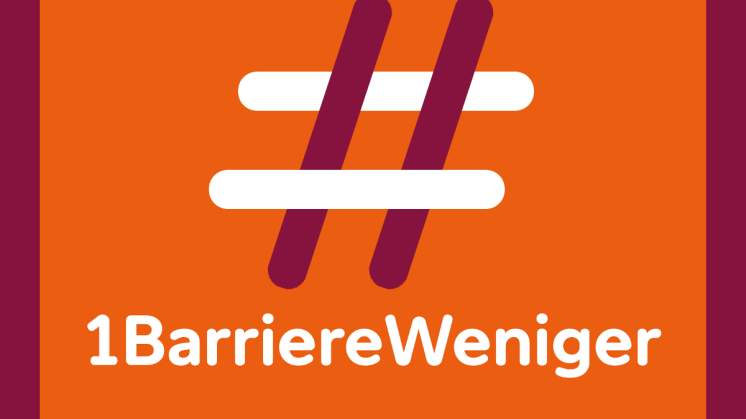 #1BarriereWeniger