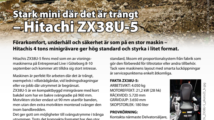 Stark mini där det är trångt