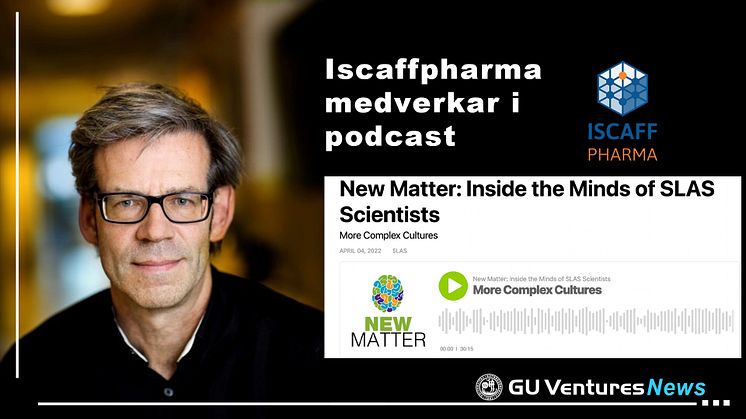 Foto på professor Göran Landberg taget av fotograf Johan Wingborg kommer från Iscaffpharma