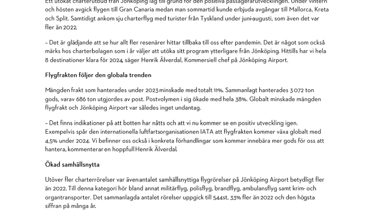 Fler flyg och resenärer lyfte på Jönköping Airport 2023.doc.pdf
