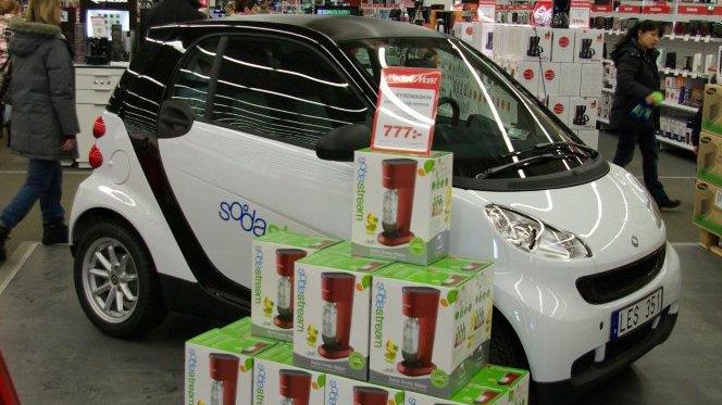 SodaStream firar den miljonte sålda kolsyremaskinen i Sverige