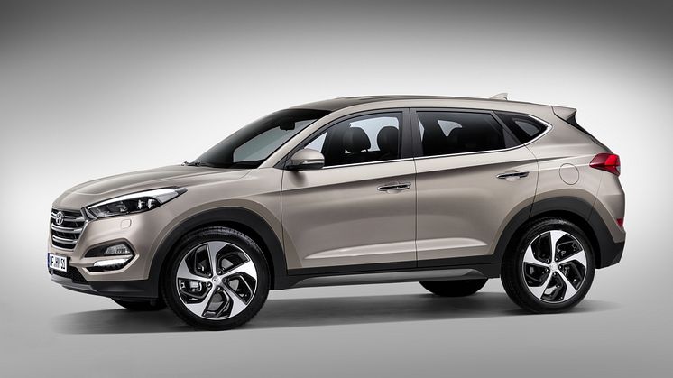 Nye Hyundai Tucson - front/side 