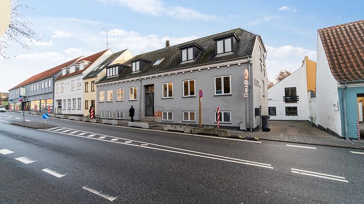 Boligselskabet Investering og Seniorbolig præsenterer nyt seniorbolig-koncept i Hillerød. Projektet tæller i alt fem boliger med en række faciliteter, som skal styrke fællesskabet for beboerne. Foto: Investering og Seniorbolig A/S. 