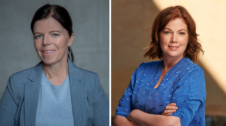 Skolborgarrådet Isabel Smedberg-Palmqvist (L) och hälso- och sjukvårdsregionrådet Anna Starbrink (L) om vaccinationsförberedelser på skolorna.