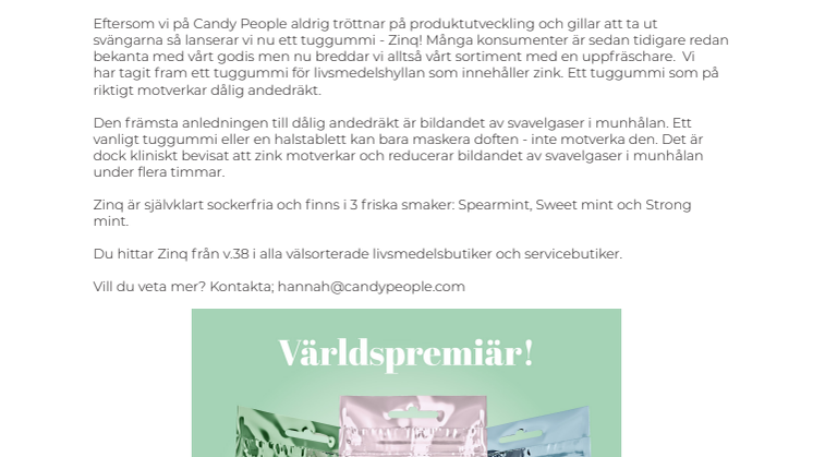 Framtidens tuggummi är äntligen här!