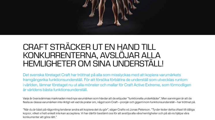 Craft sträcker ut en hand till konkurrenterna, avslöjar alla hemligheter om sina underställ!
