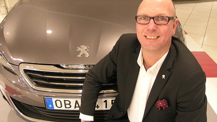 Ingemar Pettersson försäljningschef Peugeot Sverige 