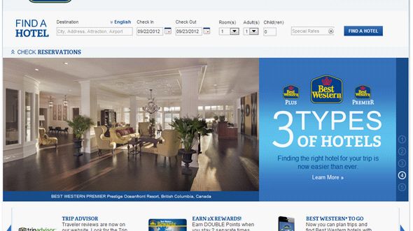 Best Western lanserer ny attraktiv hjemmeside!