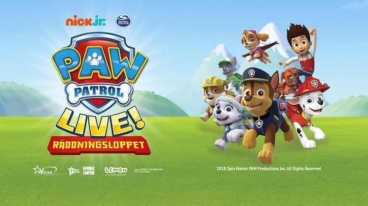 PAW Patrol Live till Malmö Arena i februari! 