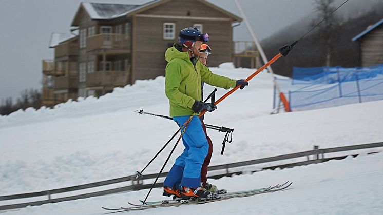 Rekordtidig öppning i Ramundberget - först med snö i Västra Härjedalen