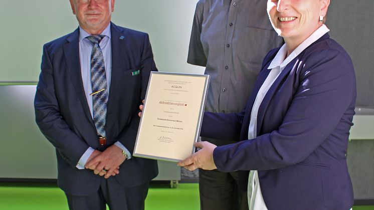 Technische Hochschule Wildau erhielt am 6. Juli 2015 Urkunde zur Systemakkreditierung / Grußwort von Brandenburgs Wissenschaftsministerin Prof. Dr.-Ing. Dr. Sabine Kunst
