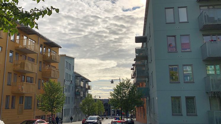 Wåhin Fastigheters hus på Södergatan i Märsta.