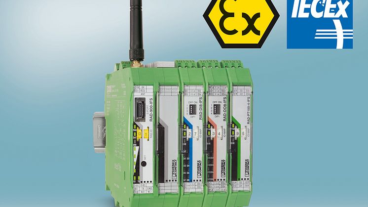 Radioline wireless system adds Ex certification