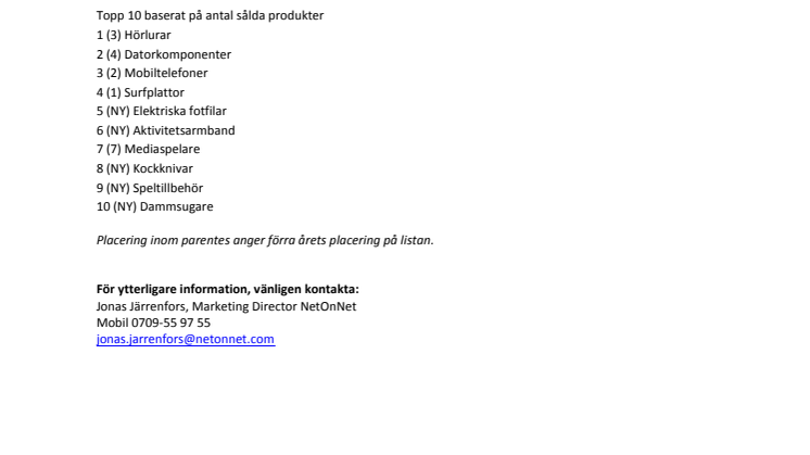 Hörlurar blev årets julklapp! 