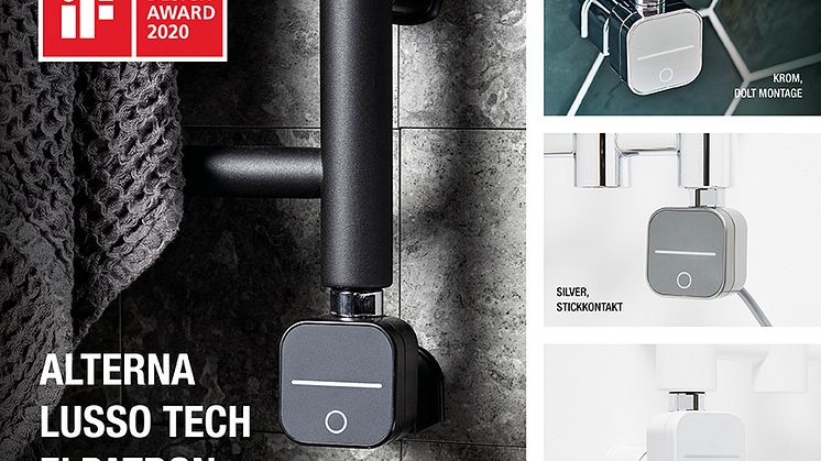  Lusso Tech elpatron – vinnare av iF Design Award 2020