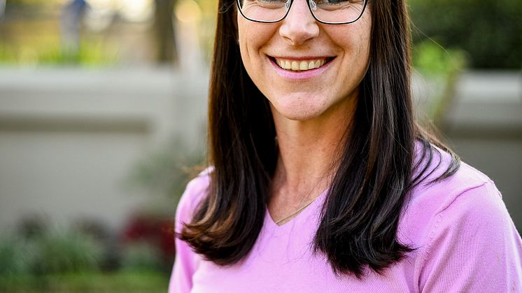 Vitality dietitian Terry Harris shares her tips for managing mealtimes while we stay home. Image: Terry Harris by Robyn Davie Photography