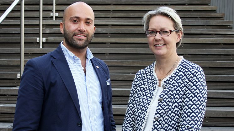 Eli Abdi och Bodil Löfmark