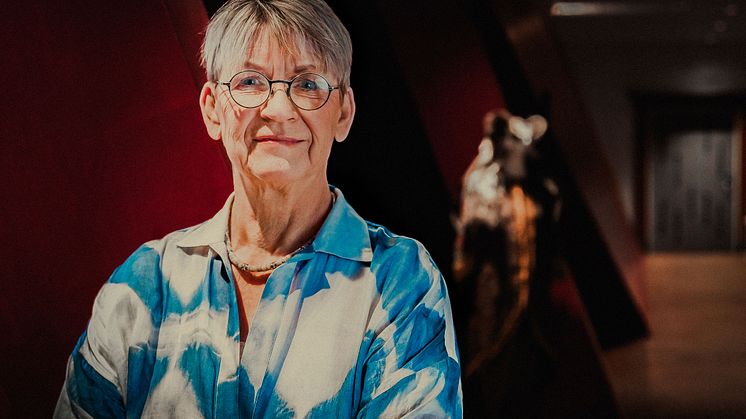 Inger Hallström Stinnerbom är kostymdesigner på Västanå Musik & Teater i Värmland. Fotograf: Jeppe Blomgren.