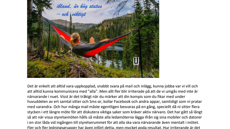 Våga koppla av i sommar