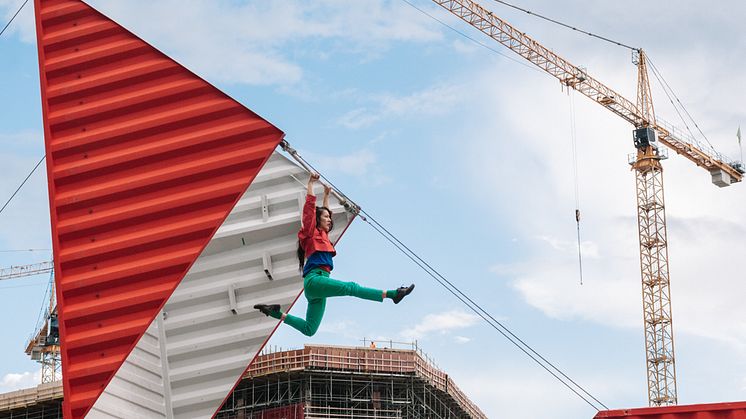 Container dans Oslo S Oslo kulturnatt 2017 