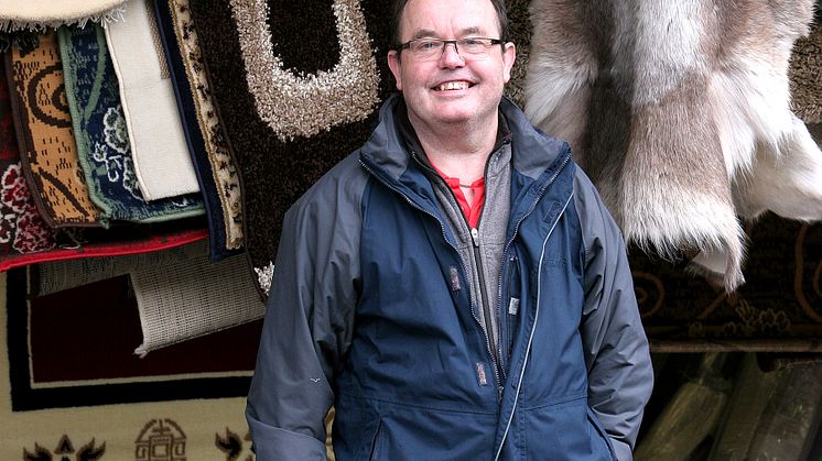Tony Hill celebrates 35 years on Bury Market