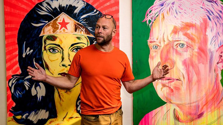 Den danske billedkunstner Lars Christian Kræmmer har beskæftiget sig med streetart, happenings og performancekunst. Nu har han tilsluttet sig den nye platform ARTXP, hvor kunstnere kan sælge events og oplevelser indenfor deres kunstform. Foto: ARTXP.