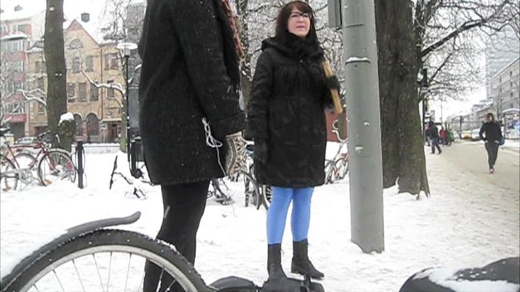 Gatumusikanterna uppträder