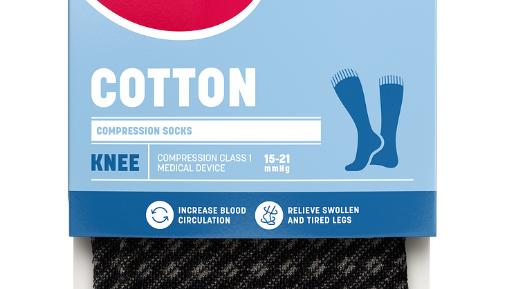 Mabs Cotton Knee Black Grey Pattern