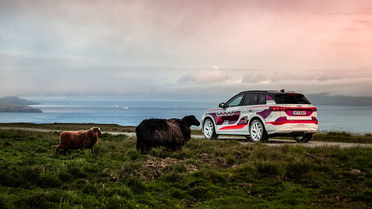 Audi Q6 e-tron prototype
