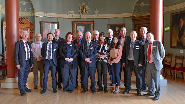 Partners at the launch of the Worcestershire Community Rail Partnership