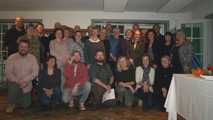 Et hold af guider står klar til at vise rundt i naturen. Foto: Rebild Kommune