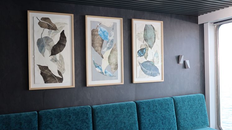 Havila Castor - billedkunst om bord