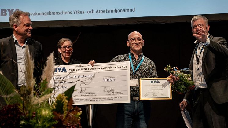 Kaveh Tiba är årets kollega inom säkerhetsbranschen 2022