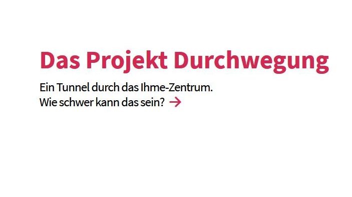 Neue Website zur Durchwegung: „Ihme-Zentrum pfadfinder“