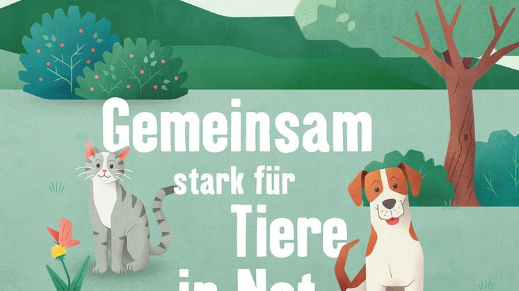 Mit unserer Initiative „Tierisch engagiert“ bündeln wir den gemeinsamen Einsatz von Kunden und Unternehmen unter dem Motto: „Gemeinsam stark für Tiere in Not“