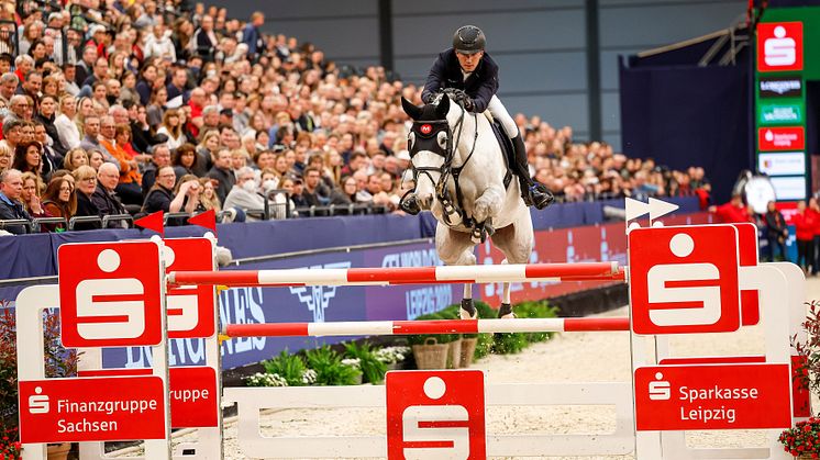 Gerrit Nieberg und Blues D’Aveline CH kommen wieder zur PARTNER PFERD nach Leipzig - Foto: Sportfotos-Lafrentz.de