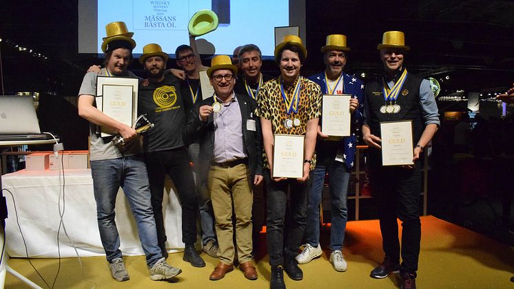 Årets vinnare. Foto: Ronny Karlsson, Beernews.