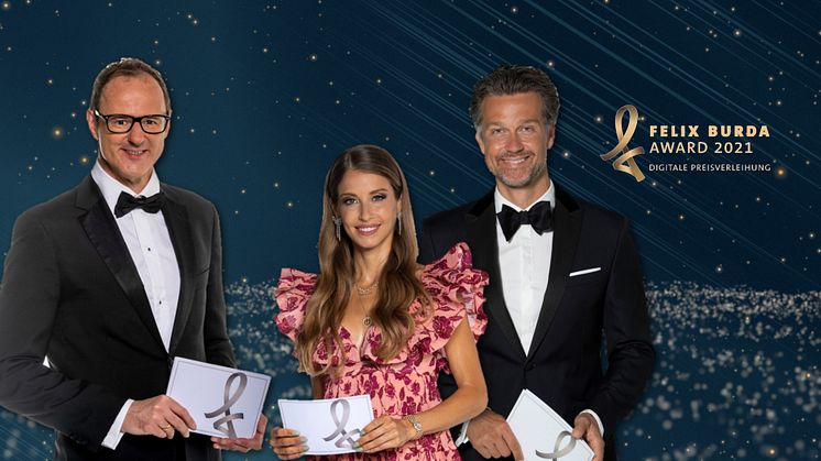 Felix Burda Award 2021 mit Cathy Hummels, Wayne Carpendale und Vince Ebert