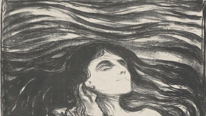 Edvard Munch: On the Waves of Love (1896). Photo: Munchmuseet