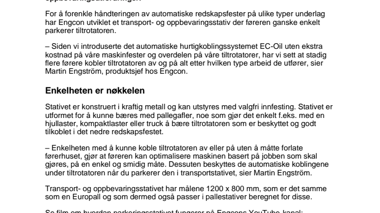 071021_press_Engcon gjør det enklere å transportere og oppbevare tiltrotatorer