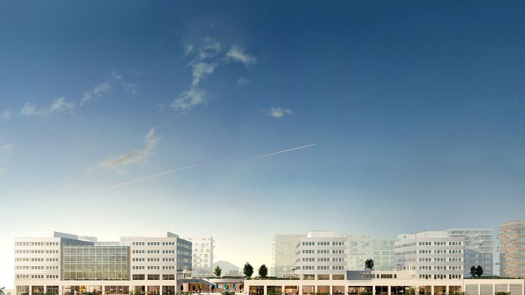 88 borrhål i Umami Park gör energianvändningen i Centralkvarteret på 37 000 kvadratmeter CO2-fri då Wallenstam valt att installera bergvärme och en energicentral som försörjs av Wallenstams vindkraftsel.