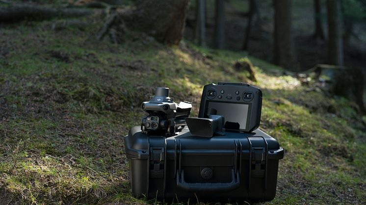 M3T on box in forest