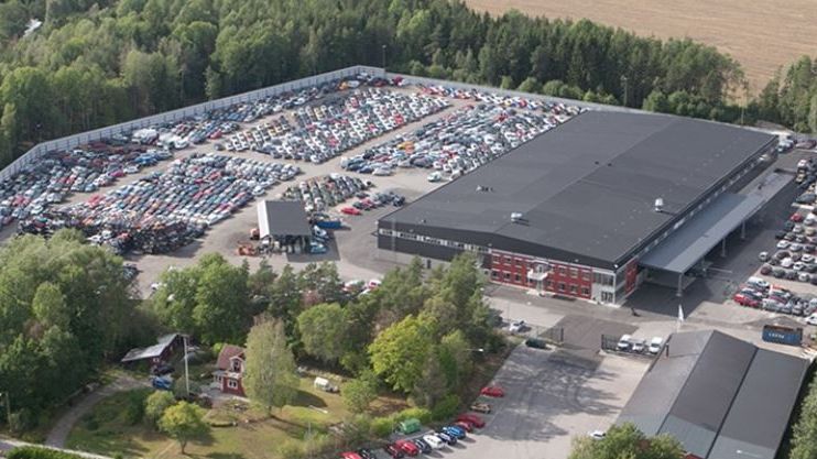 Snabb utryckning när depån brann ned