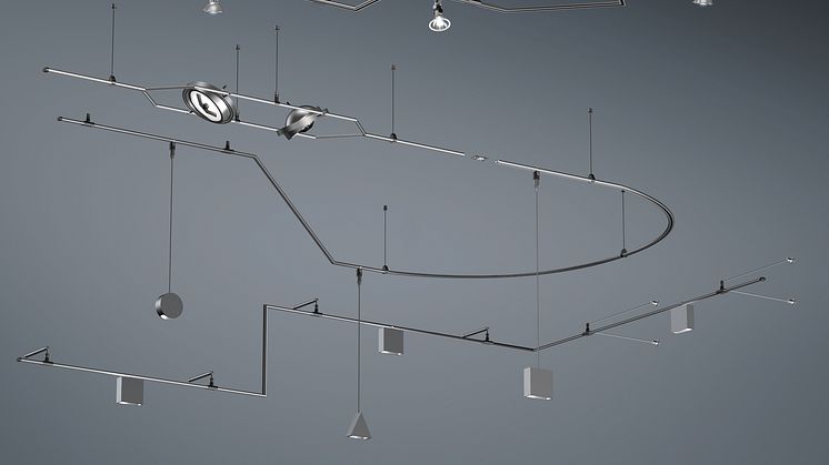 Skensystemet VIA i olika längder med massor av kopplingsdetaljer 