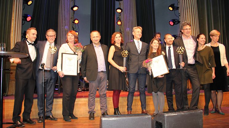 TIO MILJÖHJÄLTAR PRISADE PÅ ÅTERVINNINGSGALAN