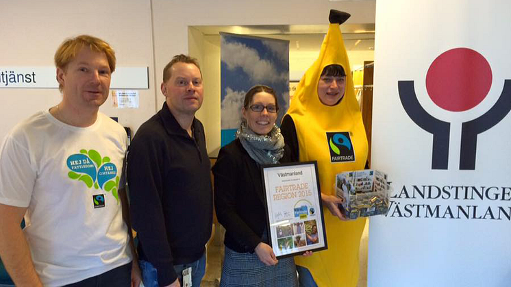 Västmanland först att bli diplomerad som Fairtrade region