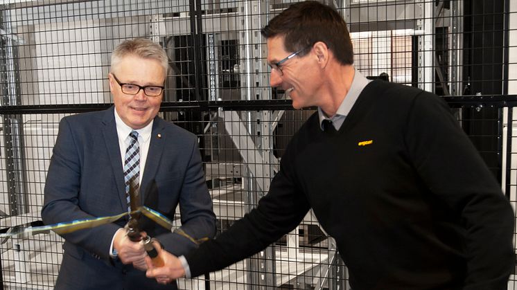 Joran and Stig, inaguration cut