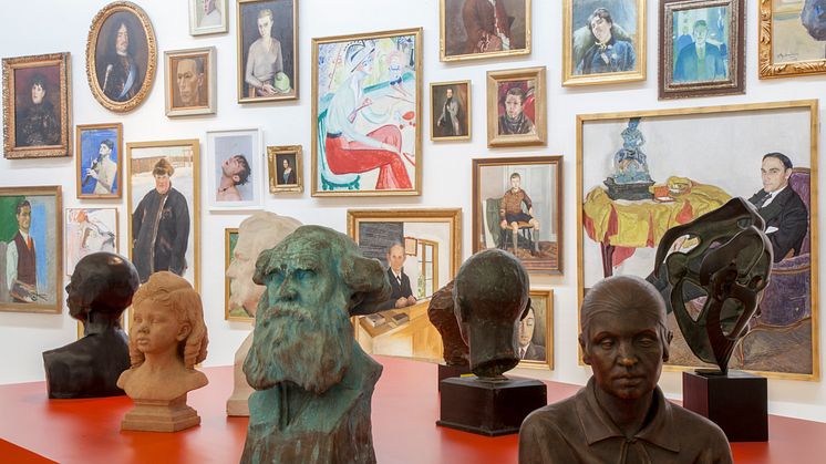 Installationsvy Show and Tell – att visa och berätta, Malmö Konstmuseum